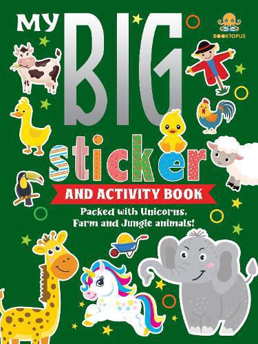 My Big Sticker And Activity Book - Packed with unicorns, farm and jungle animals!